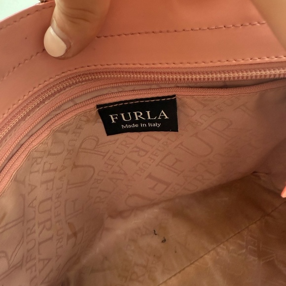 Furla Coral Pink Handbag - Picture 6 of 14